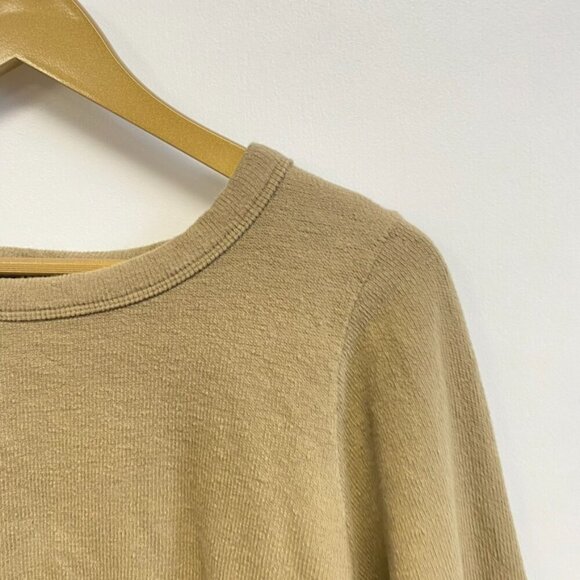 Madewell Shoulder Button Elbow Patch Top - Picture 3 of 15